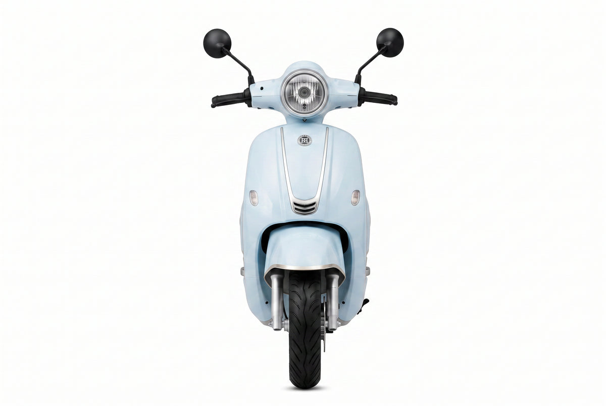 BE-5 – Vista frontal com farol circular cromado