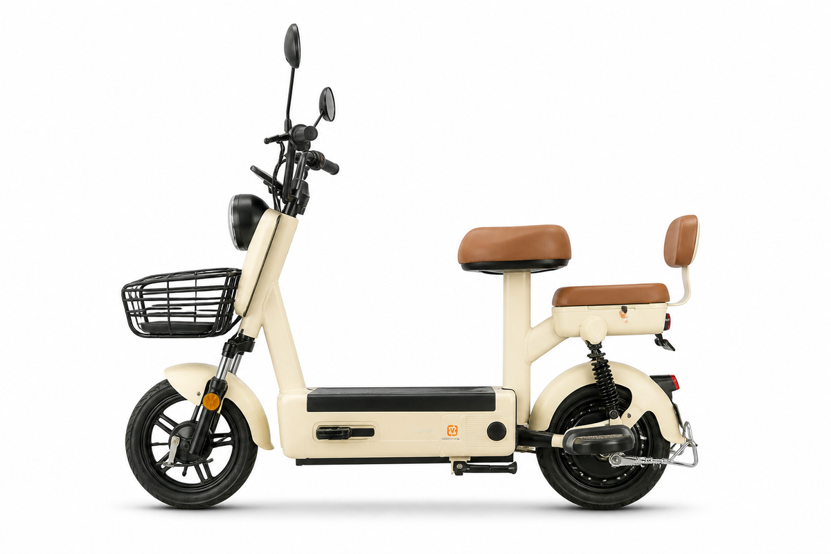 JE-8b – Vista lateral bege creme com cesto