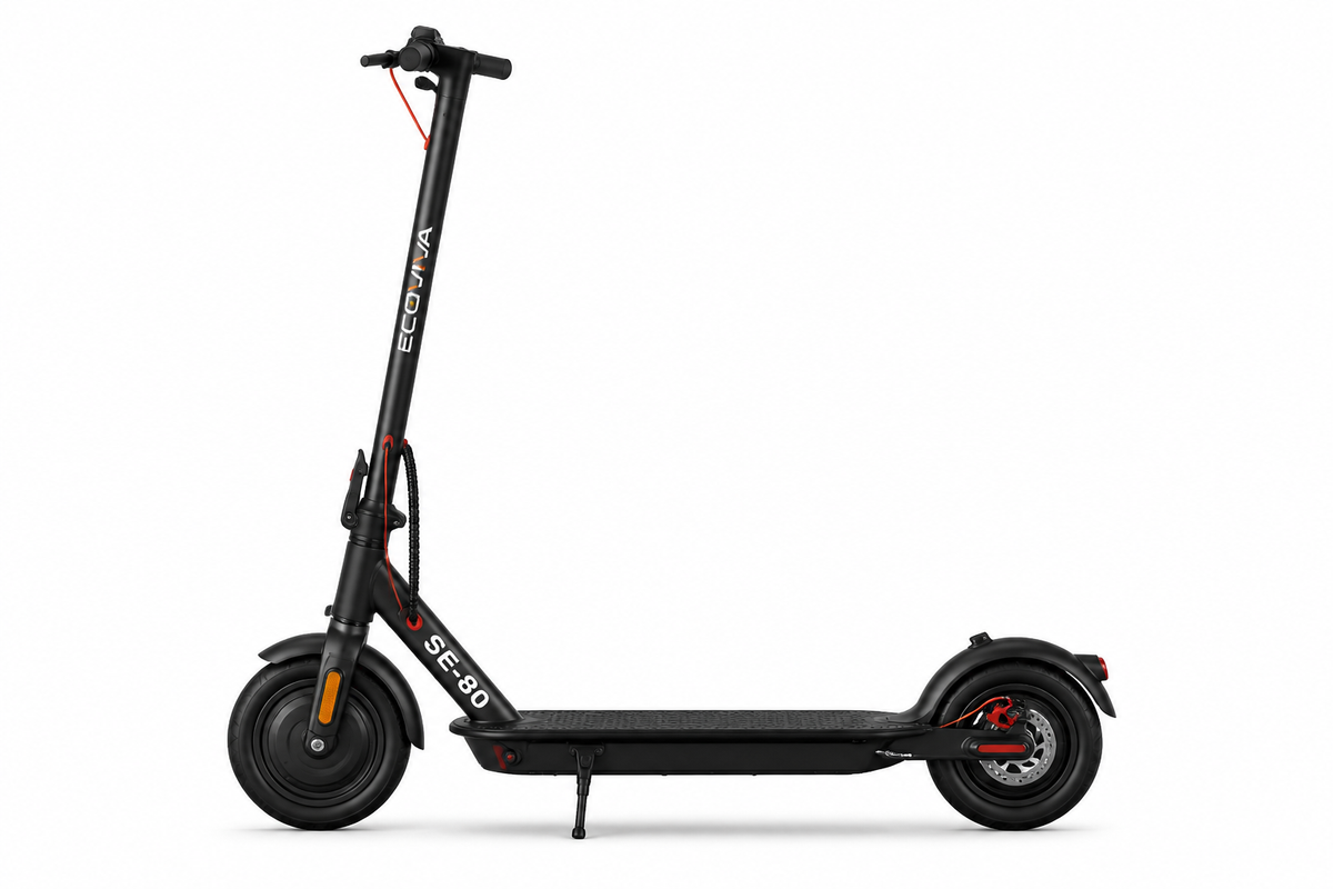 SE-80 – Vista lateral all-black dobrável