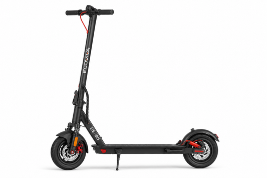 SE-85 – Vista lateral all-black com amortecedor dianteiro