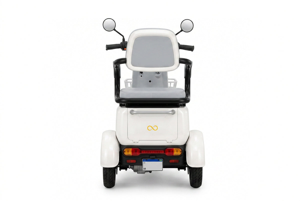 SUDU A13T – Vista traseira com compartimento fechado e placa BR