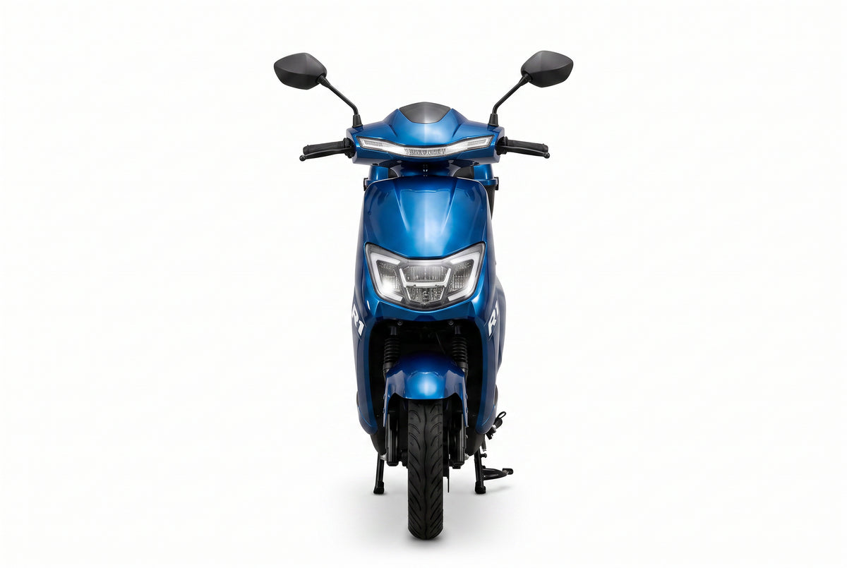 BE-4 E-4 Power – Vista frontal com farol LED