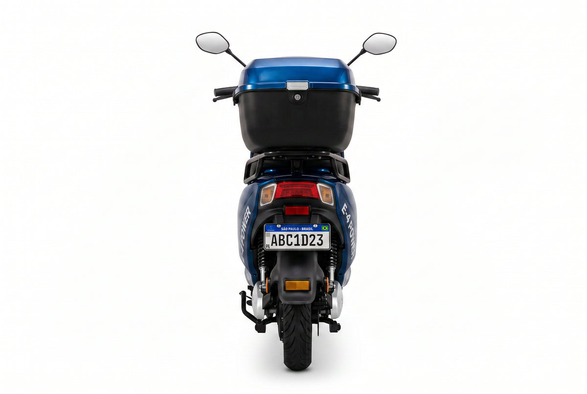 BE-4 E-4 Power – Vista traseira com baú
