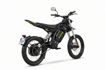 JE-20 – Vista traseira 3/4 com amortecedor duplo