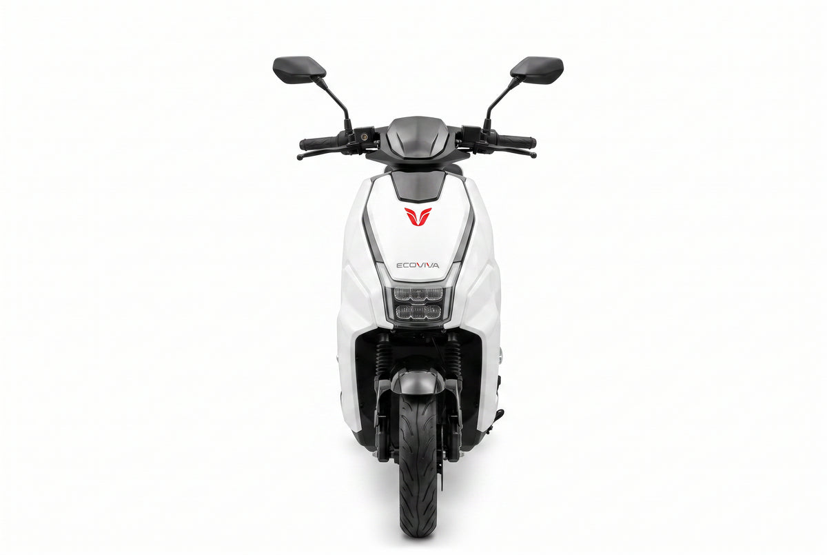 BE-300 – Vista frontal com farol LED quad