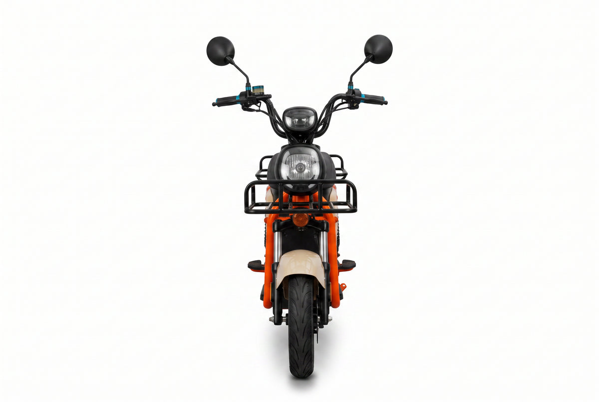 JE-9 – Vista frontal com suporte dianteiro